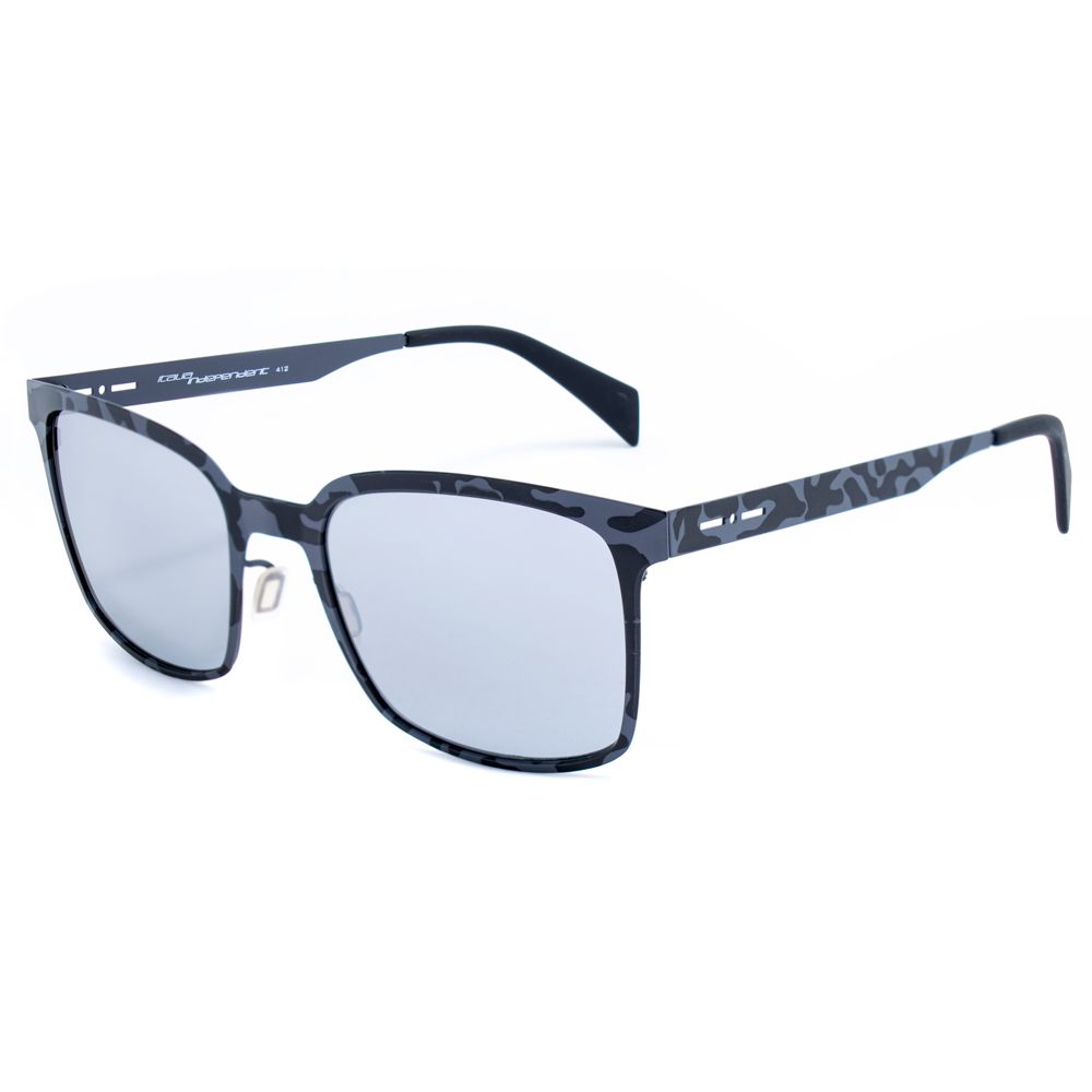 Lunettes de soleil en métal gris Italia Independent