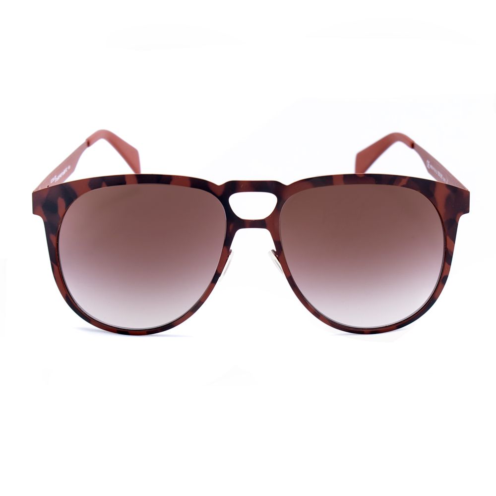 Lunettes de soleil en métal marron Italia Independent