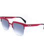 Italia Independent Red Metal Sunglasses