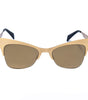 Lunettes de soleil en métal doré Italia Independent