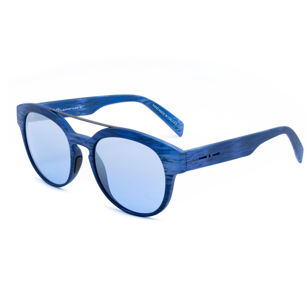 Lunettes de soleil Italia Independent en acétate bleu