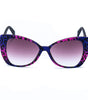 Italia Independent Purple Acetate Sunglasses