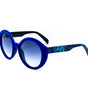 Italia Independent Blue Acetate Sunglasses