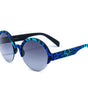 Italia Independent Blue Acetate Sunglasses