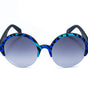 Italia Independent Blue Acetate Sunglasses