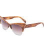 Italia Independent Brown Acetate Sunglasses