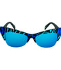Italia Independent Blue Acetate Sunglasses