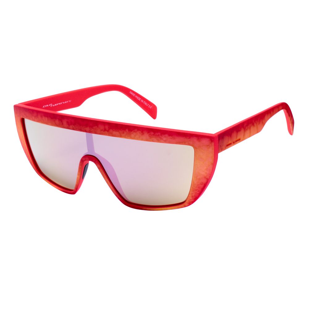 Italia Independent Red Acetate Sunglasses