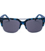 Lunettes de soleil Italia Independent en acétate bleu