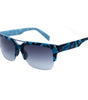 Lunettes de soleil Italia Independent en acétate bleu