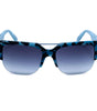 Lunettes de soleil Italia Independent en acétate bleu