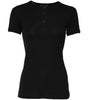 Dolce &amp; Gabbana Black Cotton Henley Short Sleeves Top T-shirt