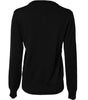 Dolce &amp; Gabbana Black Wool Knit Crew Neck Cardigan Sweater