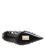 Dolce & Gabbana Black Crystals Studs Stiletto Pumps Shoes