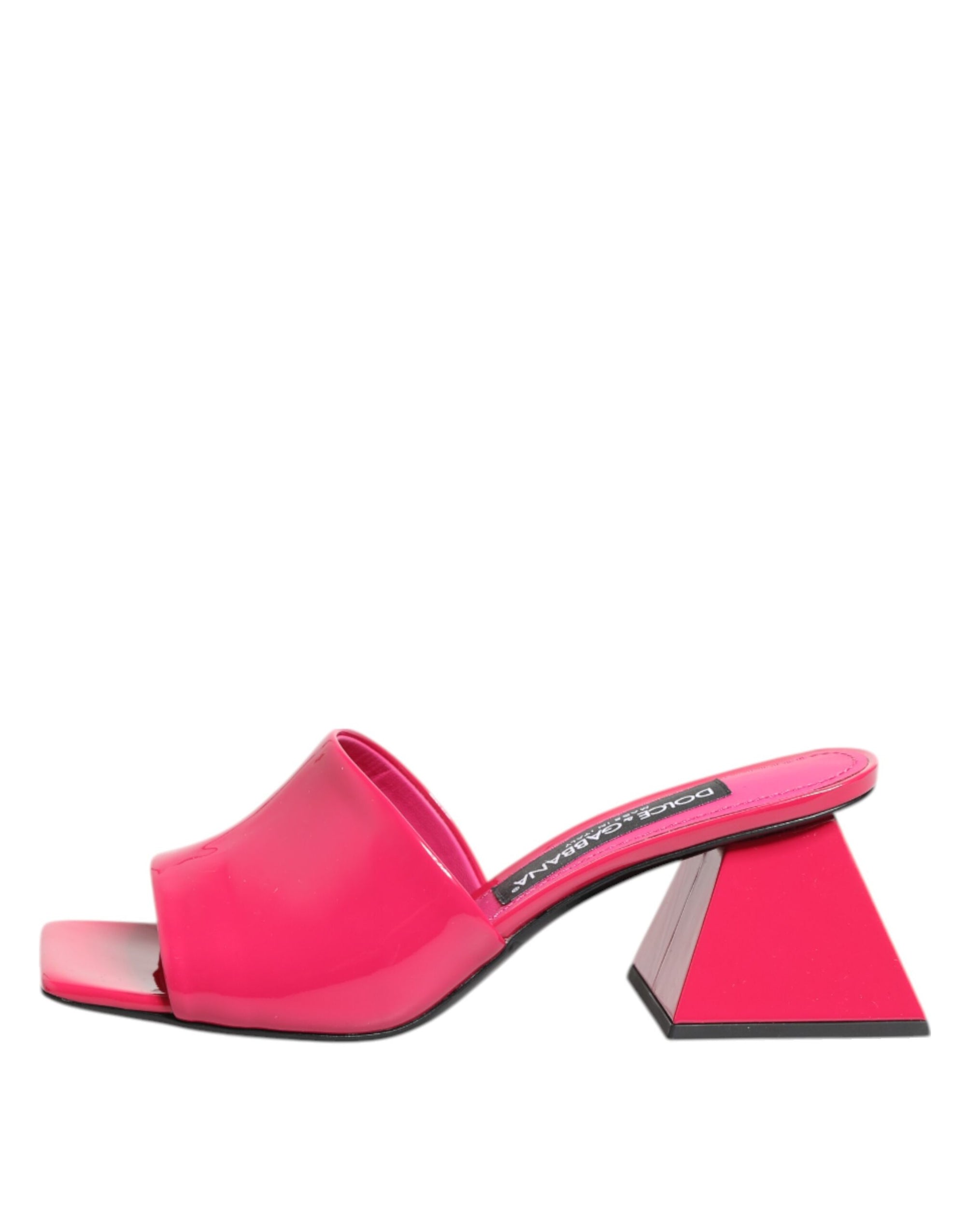 Sandales à talons roses Dolce & Gabbana