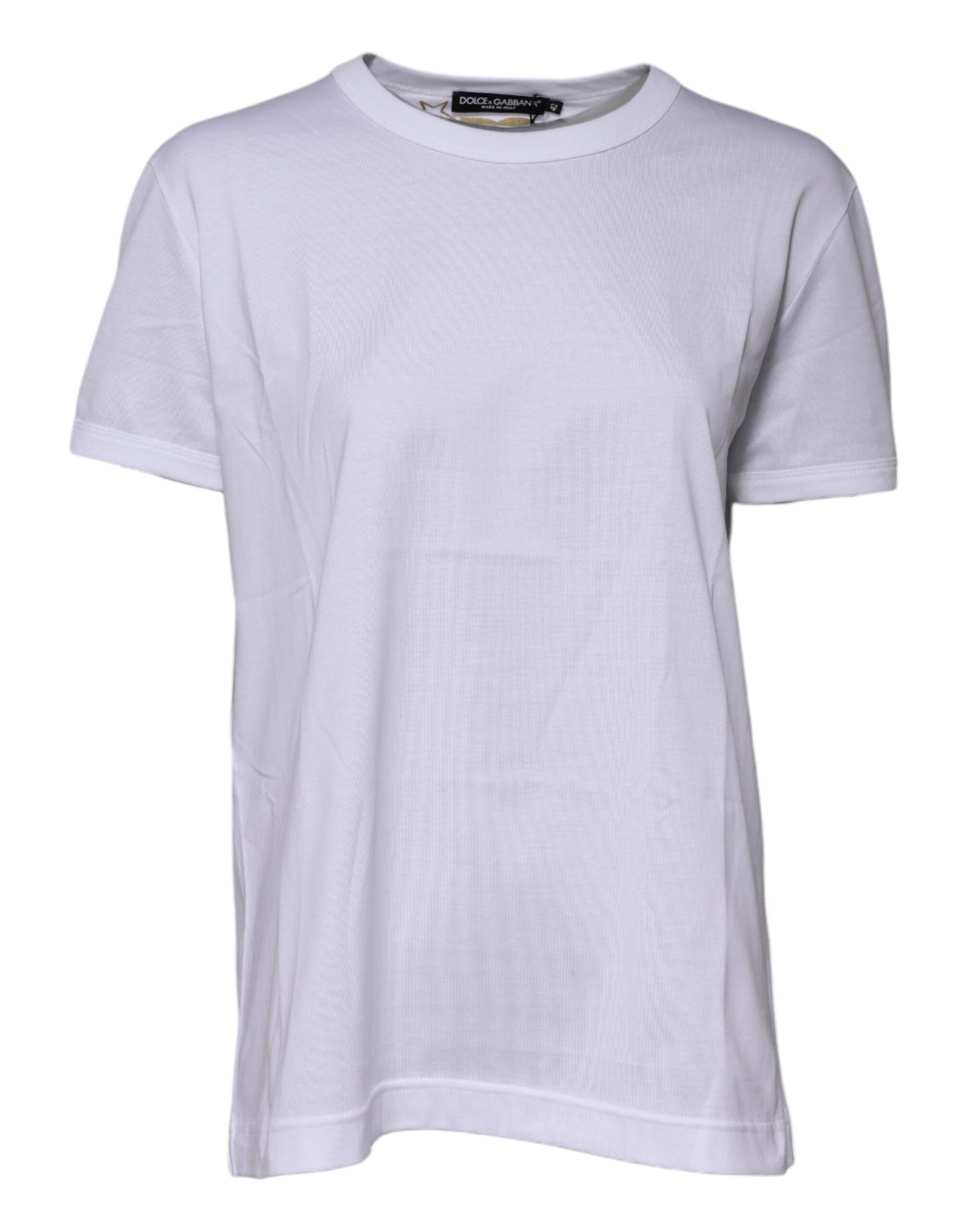 T-shirt ras du cou Dolce &amp; Gabbana en coton blanc Goodluck 2022