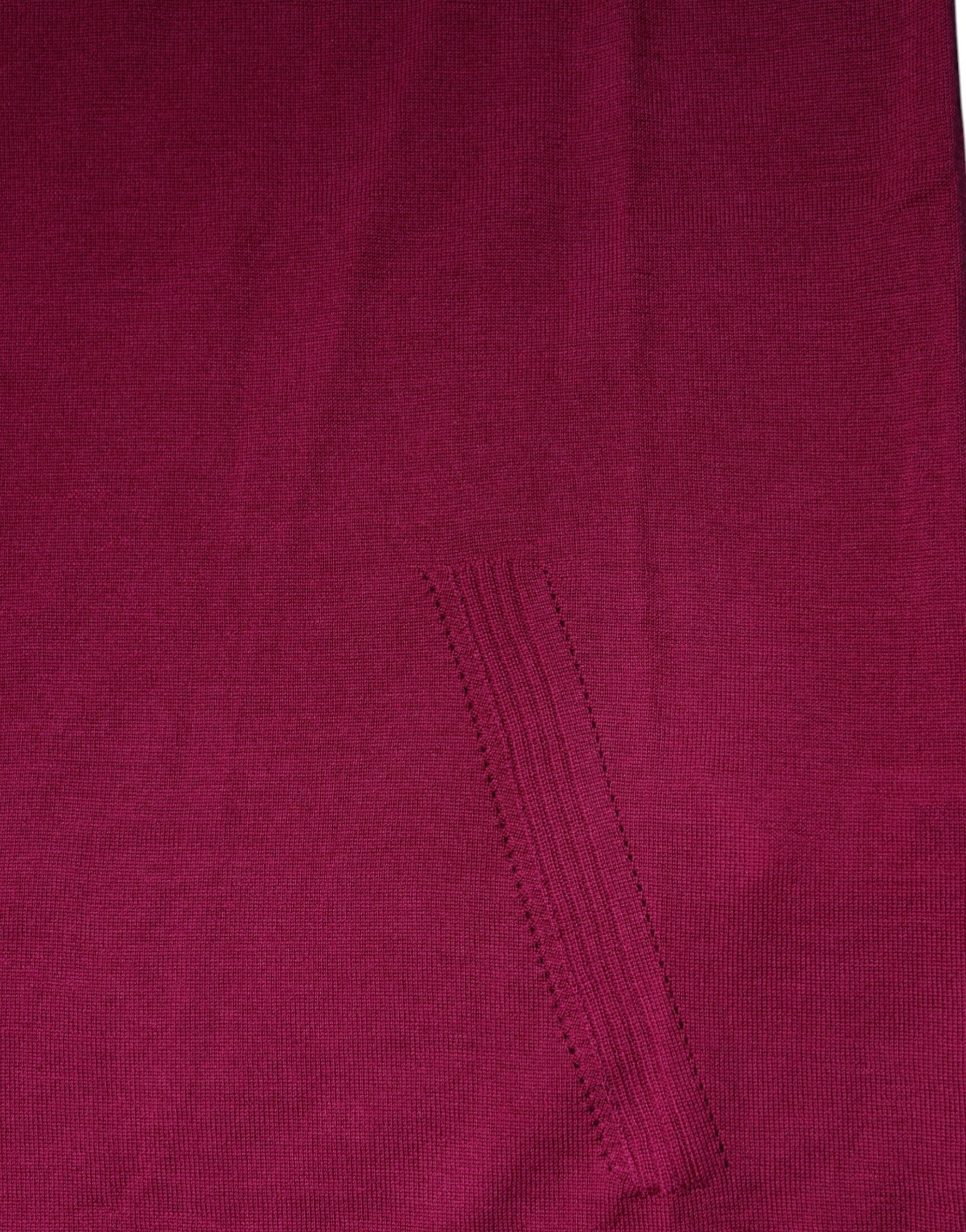 Dolce &amp; Gabbana Fuchsia Wool Long Sleeves Turtleneck Sweater