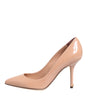 Dolce & Gabbana Beige Patent Leather Stiletto Heel Pump  Shoes
