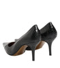 Dolce &amp; Gabbana Black Exotic Leather Stiletto Pumps Shoes