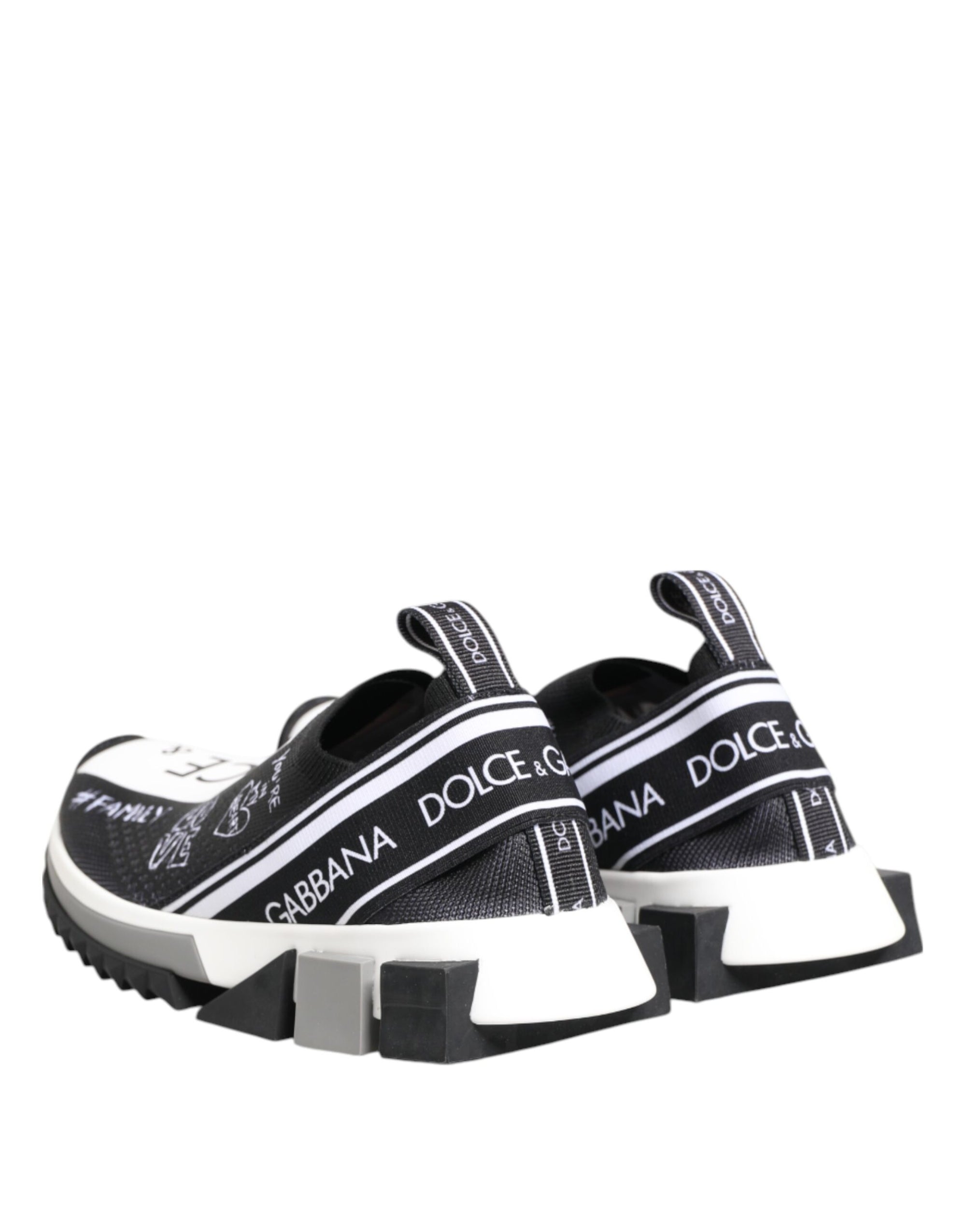 Baskets basses Dolce & Gabbana Sorrento noires et blanches