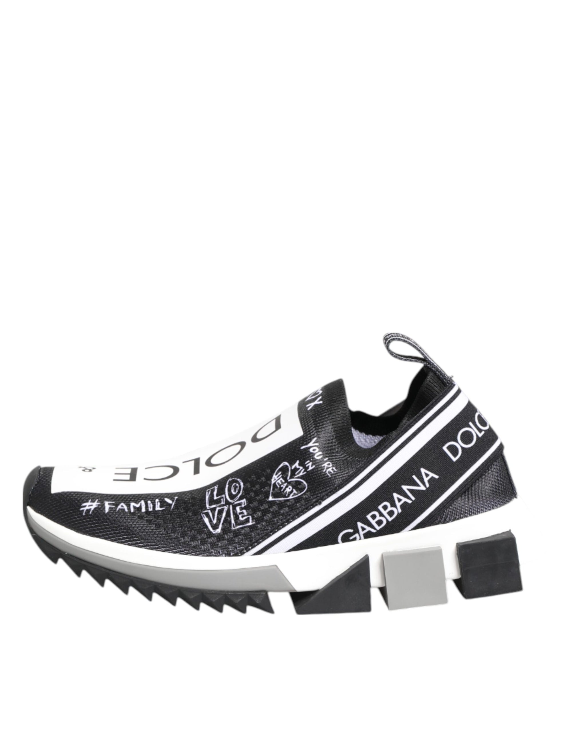 Baskets basses Dolce & Gabbana Sorrento noires et blanches