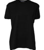 T-shirt ras du cou en coton noir Goodluck de Dolce &amp; Gabbana