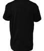 T-shirt ras du cou en coton noir Goodluck de Dolce &amp; Gabbana