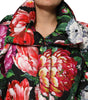 Dolce &amp; Gabbana Doudoune à capuche à fleurs multicolores