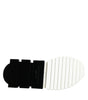 Dolce & Gabbana White Black Low Top Sorrento Sneakers Shoes