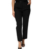 Dolce & Gabbana Black Wool HighWaist Tapered Trouser Pants