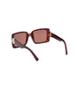Lunettes de soleil pantographes marron Moncler