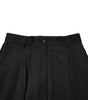 Dolce & Gabbana Black Zip Detailed Wool Straight Leg Pants