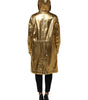 Dolce &amp; Gabbana Trench-coat à capuche et manches longues doré