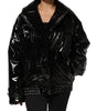 Dolce & Gabbana Polyester Black Quilted Puffer Coat  Jacket