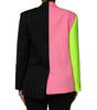 Dolce & Gabbana Multicolor Patchwork Embellished Coat Jacket
