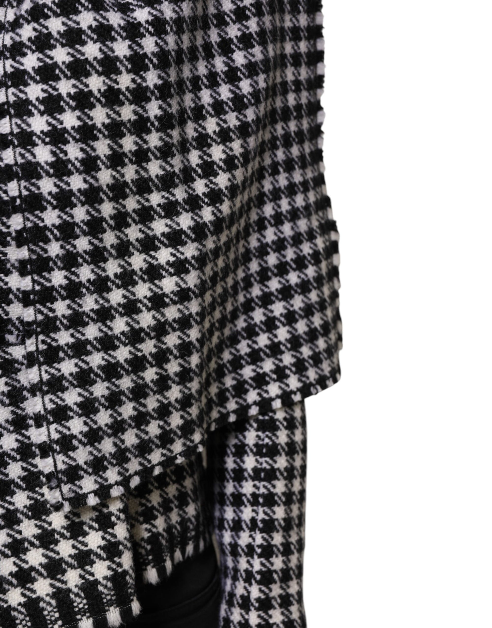 Veste en laine multicolore à motifs monochromes Dolce &amp; Gabbana