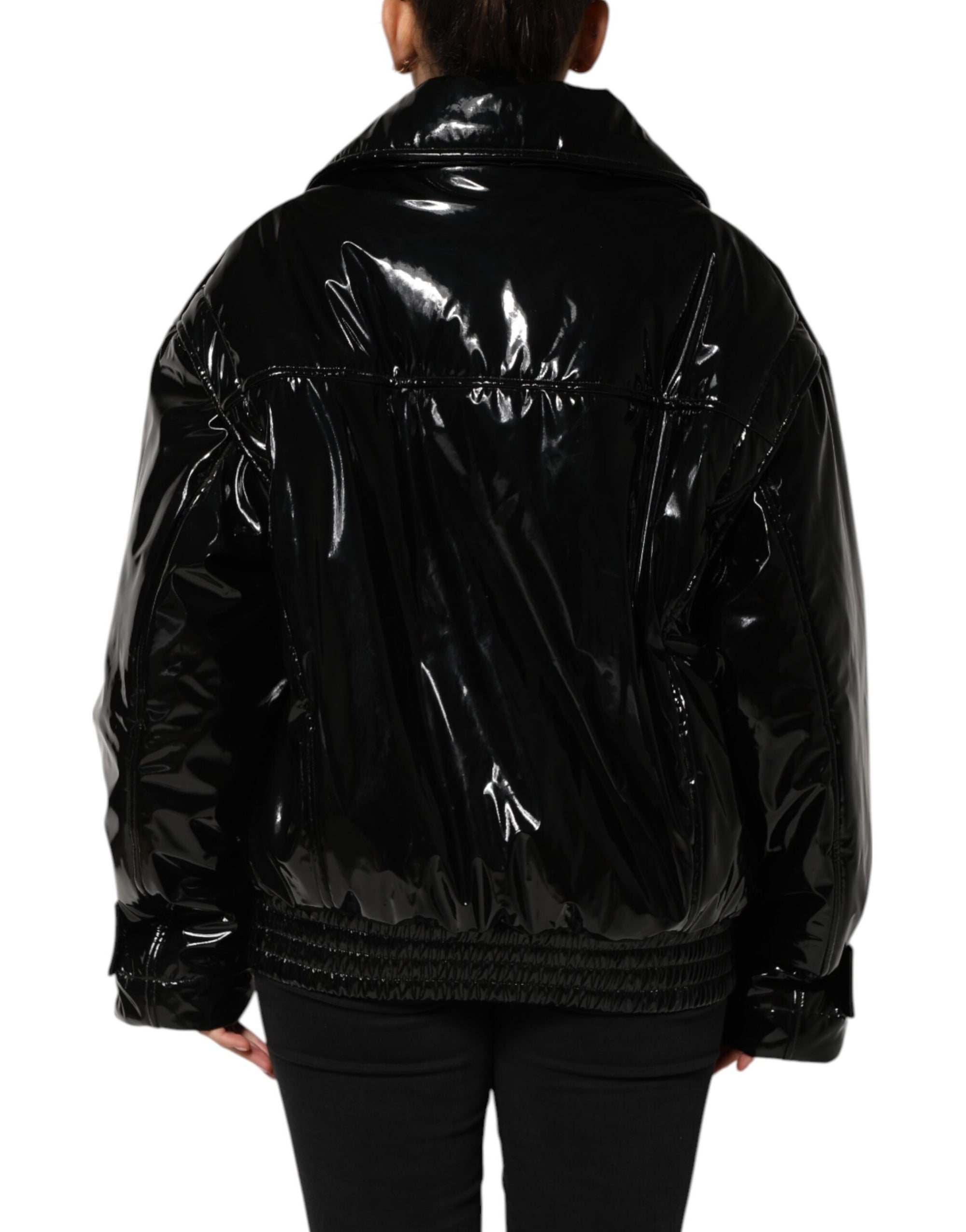 Dolce &amp; Gabbana Doudoune matelassée en polyester noir