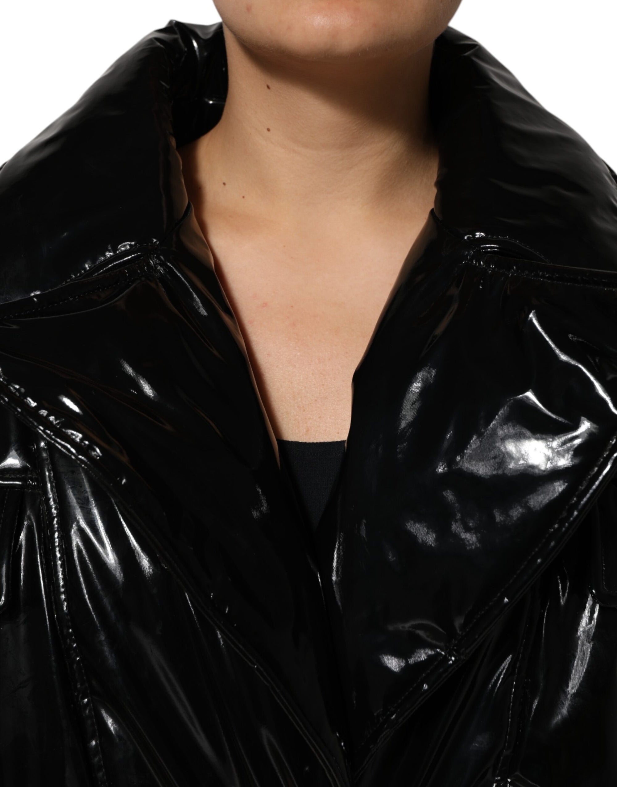 Dolce &amp; Gabbana Doudoune matelassée en polyester noir