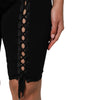 Dolce &amp; Gabbana Black Corset Lace Bodycon Jumpsuit Mini Dress