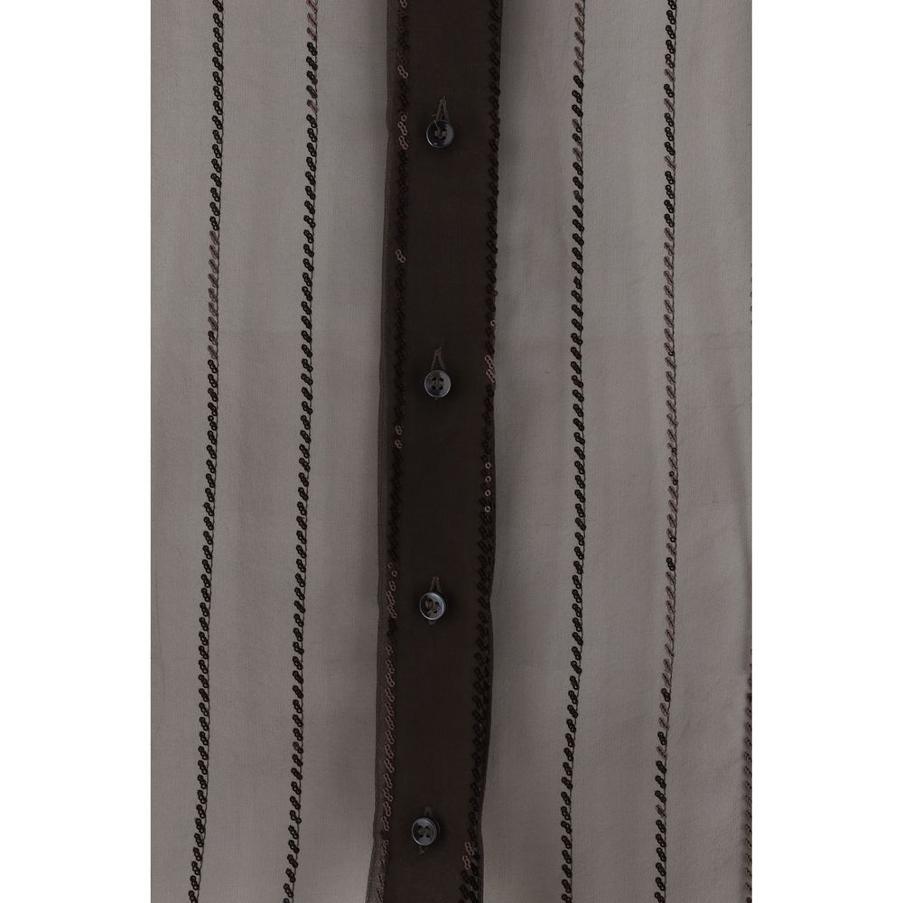 Camisa de seda Brunello Cucinelli