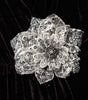 Dolce &amp; Gabbana Black Velvet Flower Embellishment Aline Dress
