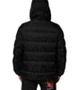 Dolce &amp; Gabbana Doudoune à capuche matelassée en jacquard noir