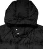 Dolce &amp; Gabbana Doudoune à capuche matelassée en jacquard noir
