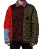 Dolce & Gabbana Multicolor Patchwork PolyesterQuilted Jacket