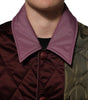 Dolce & Gabbana Multicolor Patchwork PolyesterQuilted Jacket