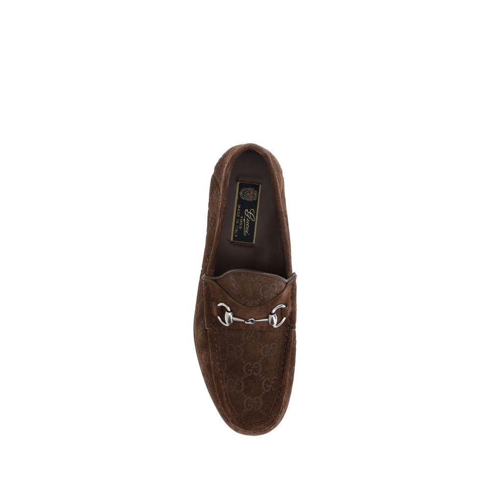 Mocassins Gucci en daim avec mors 1953