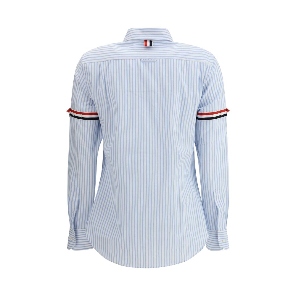 Thom Browne Camisa de rayas con bandas de colores