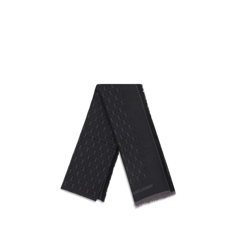 Écharpe monogramme YSL de Saint Laurent