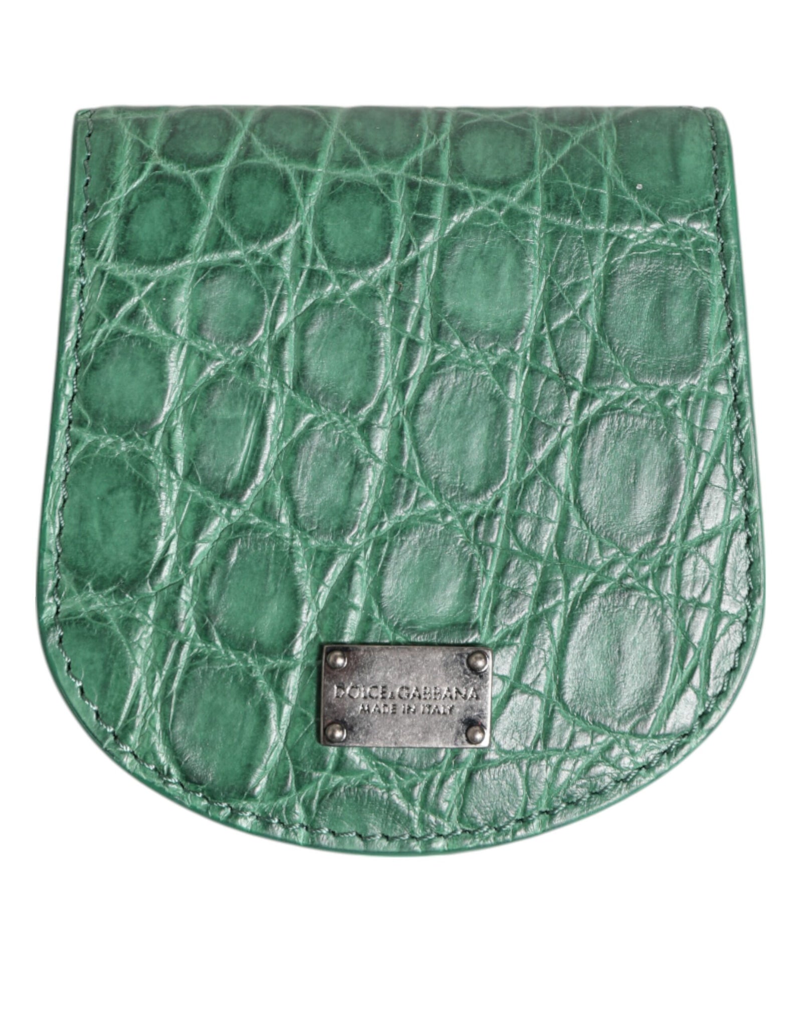 Portefeuille porte-monnaie en peau exotique Dolce &amp; Gabbana