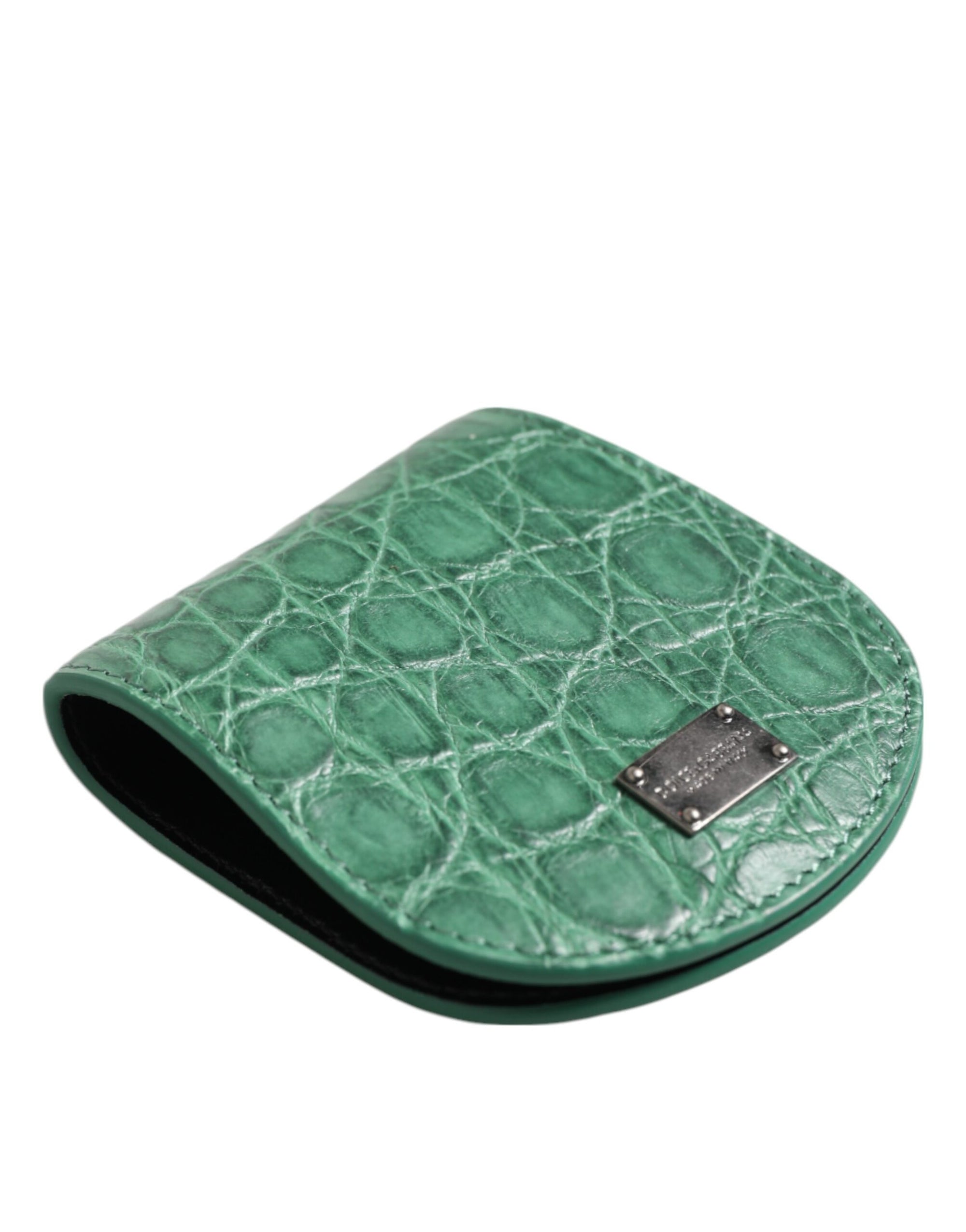 Dolce &amp; Gabbana Exquisite Exotic Skin Coin Case Wallet